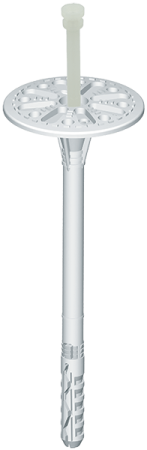 LTX-10 - Hmoždinka fasádní natloukací s plastovým trnem a zkrácenou expanzní zónou