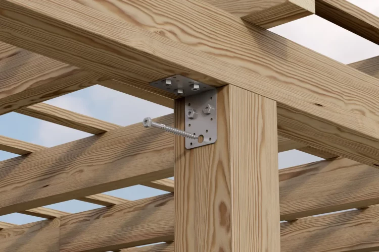 Konstrukční šroub pro konstrukční spoje dřevěných prvků, včetně masivních, lepených a dřevěných desek.